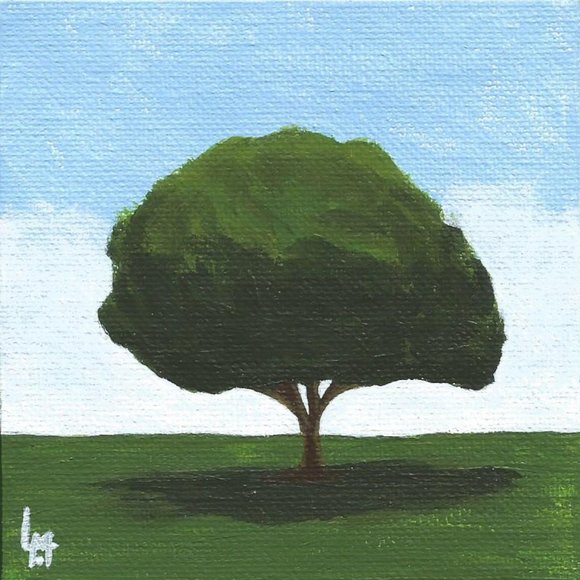 Acrylic Painting - Day Tree - Picture 1 of 5